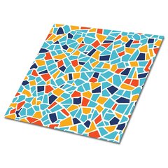 Kleepuvad dekoratiivplaadid Decormat 30x30cm, 9 tk, värviline mosaiik цена и информация | Плитка на пол | kaup24.ee