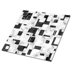 Kleepuvad dekoratiivplaadid Decormat 30x30cm, 9 tk, mosaiik marmoril цена и информация | Плитка на пол | kaup24.ee