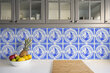 Kleepuvad dekoratiivplaadid Decormat 30x30cm, 9 tk, azulejose paat цена и информация | Põrandaplaadid | kaup24.ee