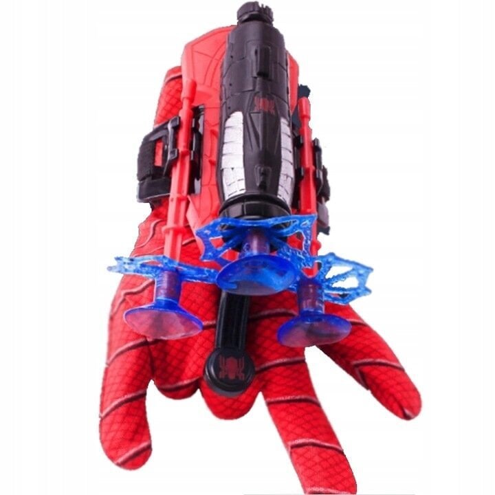 Kleepuvate kuulidega Spidermani kinnas hind ja info | Poiste mänguasjad | kaup24.ee