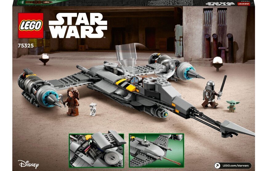 LEGO® Star Wars Mandalorian Fighter N-1 ja padi Cat, 50 cm 75325 hind ja info | Klotsid ja konstruktorid | kaup24.ee