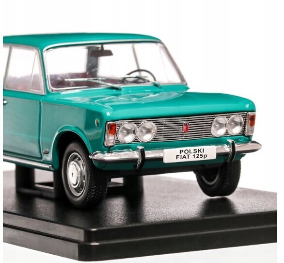 Automudel Fiat 125P 1970 Hachette 1:24 ja kingipadi Cat, 50 cm цена и информация | Poiste mänguasjad | kaup24.ee