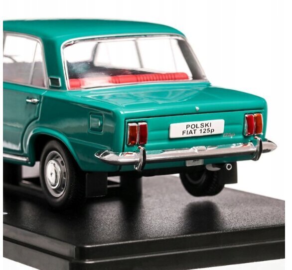 Automudel Fiat 125P 1970 Hachette 1:24 ja kingipadi Cat, 50 cm цена и информация | Poiste mänguasjad | kaup24.ee