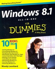 Windows 8.1 All-in-one For Dummies hind ja info | Majandusalased raamatud | kaup24.ee