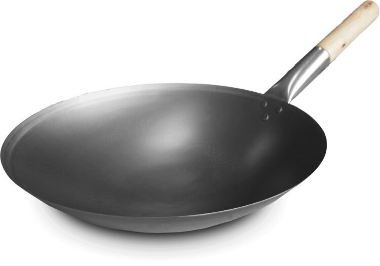 Ümmarguse põhjaga wok Ø35cm - Emro Aziatica hind ja info | Pannid | kaup24.ee