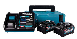 Komplekt Makita XGT 40 V, 2 x BL4040 + DC40RA laadija + MakPac hind ja info | Makita Autokaubad | kaup24.ee