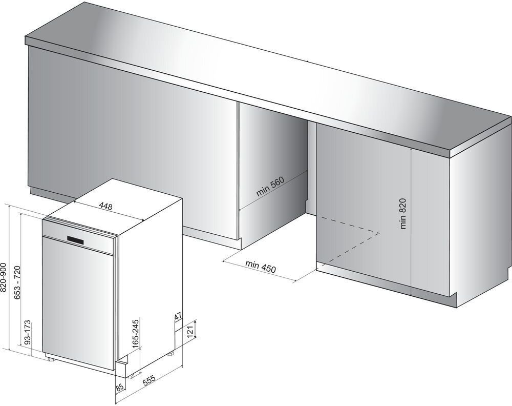 Whirlpool WSBC 3M17 X цена и информация | Nõudepesumasinad | kaup24.ee