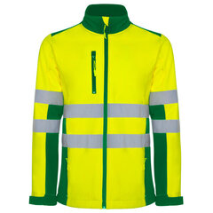Куртка рабочая светоотражающая мужская ANTARES зелено-желтая цена и информация | Садовая одежда | kaup24.ee