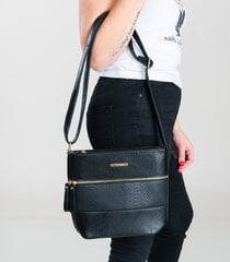 Женская сумка 706055 01, черная, 706055*01-ONE цена и информация | Женские сумки | kaup24.ee