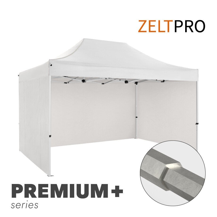 Kaubandustelk Zeltpro Premium+, 3x4,5 m, Valge hind ja info | Telgid | kaup24.ee