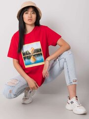 Naiste T-särk, punane hind ja info | Naiste T-särgid | kaup24.ee
