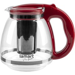 Lamart klaasist teekann Red Verre, 1,5 L цена и информация | Чайники, кофейники | kaup24.ee