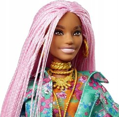 Roosade juustega nukk Barbie Extra hind ja info | Tüdrukute mänguasjad | kaup24.ee