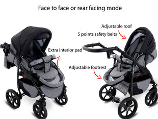 Universaalne jalutuskäru 3 in 1 Boston Travel System цена и информация | Коляски | kaup24.ee