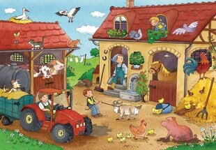 Pusle Ravensburger Farm 2x12 tk цена и информация | Пазлы | kaup24.ee