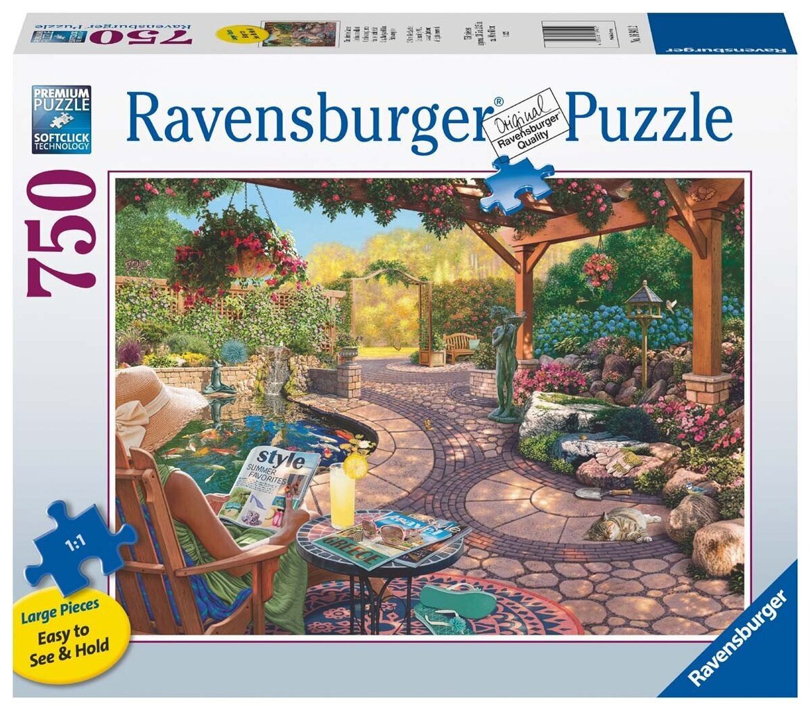 Pusle Ravensburger Hubane õu, 750 tk цена и информация | Pusled | kaup24.ee