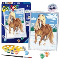 Värvige numbrite järgi Ravensburger Creath Royal Horses hind ja info | Maalid numbri järgi | kaup24.ee