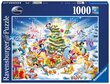 Pusle Ravensburger Disney jõulud, 1000 tk hind ja info | Pusled | kaup24.ee