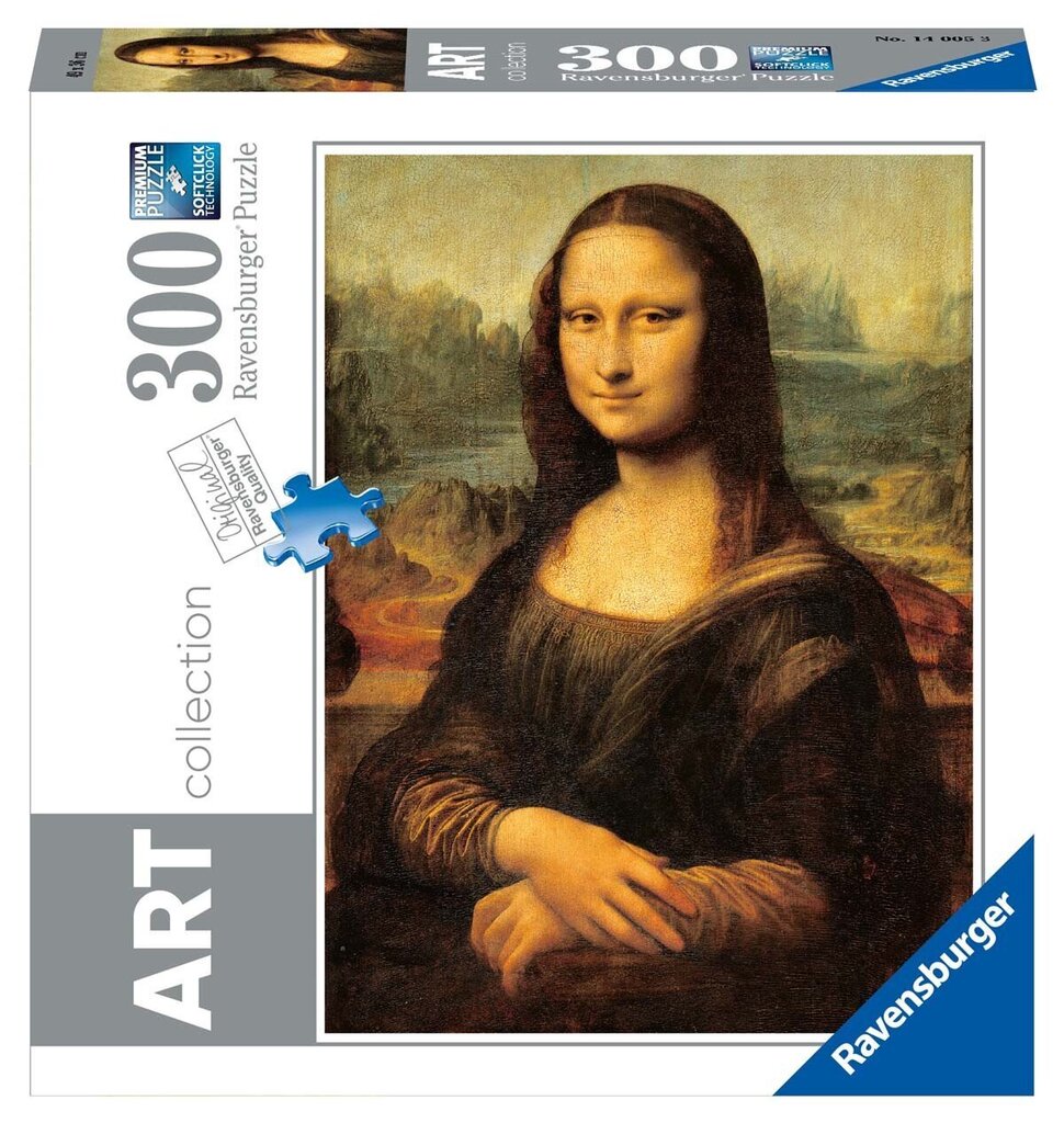 Pusle Mona Lisa Ravensburger 14005, 300 tk цена и информация | Pusled | kaup24.ee