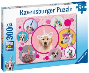 Pusle Ravensburger Unicorn Dogs, 300 tk цена и информация | Пазлы | kaup24.ee