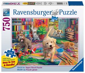 Пазл Ravensburger с животными Уважаемые мастера, 16801, 750 д. цена и информация | Пазлы | kaup24.ee