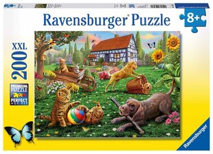 Pusle Ravensburger loomadega, 12828, 200 tk hind ja info | Pusled | kaup24.ee