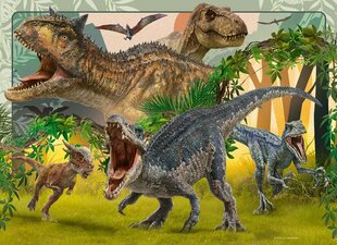 Пазл Ravensburger Jurassic World Buffer, 5619, 4х100 д. цена и информация | Пазлы | kaup24.ee