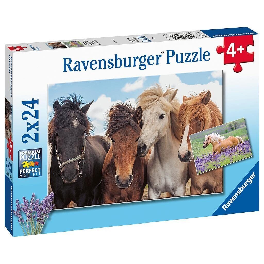 Pusle Ravensburger hobused 5148, 2 tk, 48 tk цена и информация | Pusled | kaup24.ee