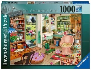 Ravensburger Buzzle The Garden Shed 1000p 16767 цена и информация | Пазлы | kaup24.ee