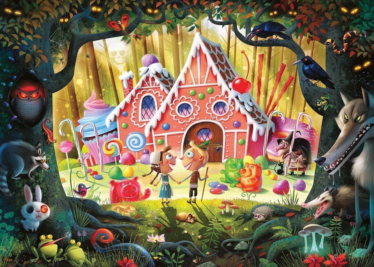 Pusle Ravensburger Hansel ja Gretel, 1000 tk цена и информация | Pusled | kaup24.ee