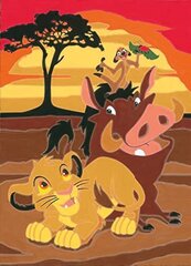 Värvi numbri järgi Ravensburger Lion King, 13 x 18 cm hind ja info | Maalid numbri järgi | kaup24.ee