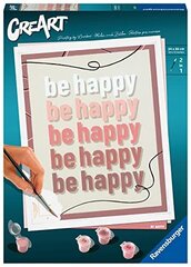 Maal numbrite järgi Ravensburger Be Happy, 24 x 30 cm hind ja info | Maalid numbri järgi | kaup24.ee