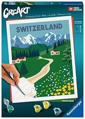 Maalimine numbrite järgi Šveits Ravensburger 23536 hind ja info | Maalid numbri järgi | kaup24.ee