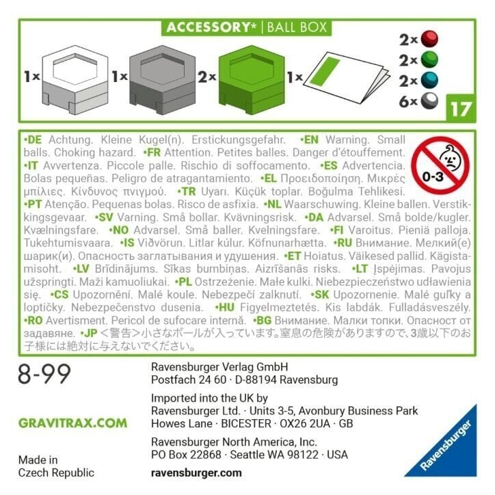 Mäng kuulirada GraviTrax Ravensburger hind ja info | Poiste mänguasjad | kaup24.ee