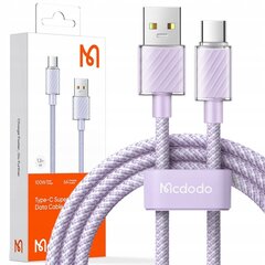 Кабель USB-C, мощный, сверхскоростной, Mcdodo, 100 Вт, 1,2 М, фиолетовый цена и информация | Borofone 43757-uniw | kaup24.ee