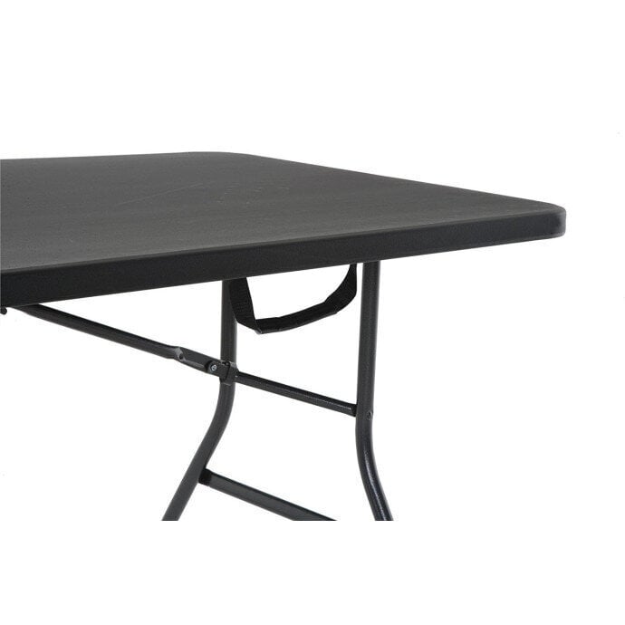 Kokkupandav laud 120 cm, must hind ja info | Aialauad | kaup24.ee
