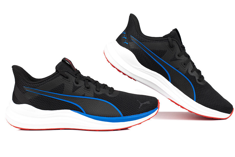 Spordijalatsid meestele Puma Reflect Lite 378768 09, must цена и информация | Spordi- ja vabaajajalatsid meestele | kaup24.ee