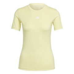 T-särk naistele Adidas Techfit Training, kollane hind ja info | Naiste spordiriided | kaup24.ee