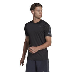 Spordisärk meestele Adidas Run Icon Tee M HE2474, must цена и информация | Мужская спортивная одежда | kaup24.ee