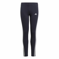 Spordiretuusid tüdrukutele Adidas Essentials 3 Stripes, sinine hind ja info | Tüdrukute retuusid, püksid | kaup24.ee