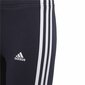 Spordiretuusid tüdrukutele Adidas Essentials 3 Stripes, sinine цена и информация | Tüdrukute retuusid, püksid | kaup24.ee