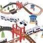 Puidust raudtee, 3,2 m hind ja info | Poiste mänguasjad | kaup24.ee