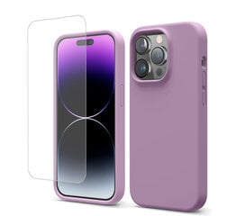 Soundberry Silicone   Set iPhone 14 Pro Max Blackcurrant 2.5D цена и информация | Чехлы для телефонов | kaup24.ee