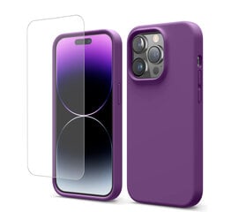 Soundberry Silicone   Set iPhone 14 Pro Max Amethyst 2.5D цена и информация | Чехлы для телефонов | kaup24.ee