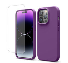 Soundberry Silicone   Set iPhone 14 Pro Amethyst 2.5D цена и информация | Чехлы для телефонов | kaup24.ee