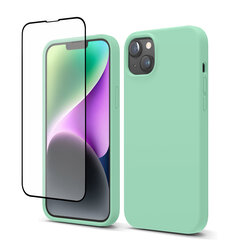 Soundberry Silicone   Set iPhone 14 Pistachio 5D цена и информация | Чехлы для телефонов | kaup24.ee