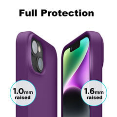 Soundberry Silicone  Set iPhone 14 Amethyst 2.5D цена и информация | Чехлы для телефонов | kaup24.ee