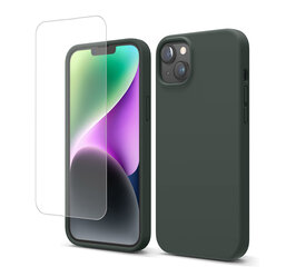 Soundberry Silicone  Set iPhone 14 Dark Olive 2.5D цена и информация | Чехлы для телефонов | kaup24.ee