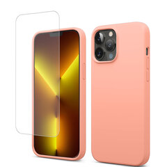 Soundberry Silicone  Set iPhone 13 Pro Peach Pink 2.5D цена и информация | Чехлы для телефонов | kaup24.ee