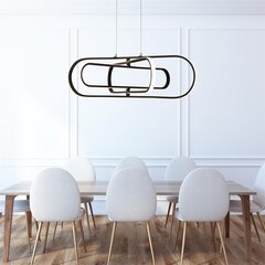 Подвесной светильник Searchlight Clip Flush LED 61775BK цена и информация | Люстры | kaup24.ee